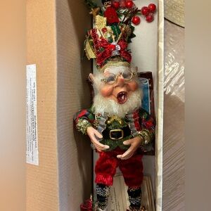 Mark Robert’s Holiday Elf  “Joy Maker”Figurine Decoration